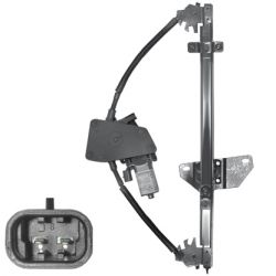 ELEVALUNAS NISSAN PRIMERA 2002-2008 ELECTRICO / CON MOTOR / 2 PINS / 4 PUERTAS / TRASERO DERECHO