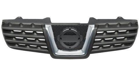REJILLA NISSAN QASHQAI 2007-2010 FRENTE NEGRA / MOLDURA CROMADA
