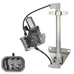 ELEVALUNAS NISSAN X-TRAIL 2001-2004 ELECTRICO / CON MOTOR / 2 PINS / TRASERO DERECHO