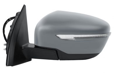 ESPEJO RETROVISOR NISSAN QASHQAI 2014-2017 ELECTRICO / PILOTO CROMADO / IMPRIMADO / IZQUIERDO