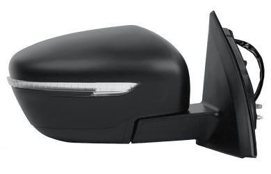 ESPEJO RETROVISOR NISSAN QASHQAI 2014-2017 ELECTRICO / TERMICO / PILOTO CROMADO / DERECHO