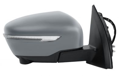 ESPEJO RETROVISOR NISSAN QASHQAI 2014-2017 ELECTRICO / TERMICO / ABATIBLE ELECTRICAMENTE / CON CAMARA / PILOTO CROMADO / IMPRIMADO / DERECHO