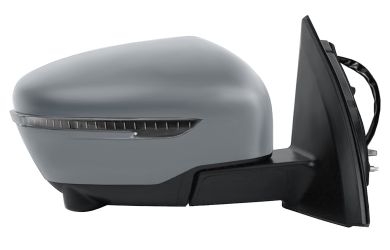 ESPEJO RETROVISOR NISSAN QASHQAI 2014-2017 PILOTO INTERMITENTE NEGRO / ELECTRICO / TERMICO / ABATIBLE ELECTRICAMENTE / CON CAMARA / IMPRIMADO / DERECHO