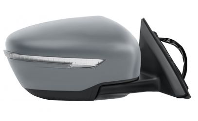 ESPEJO RETROVISOR NISSAN X-TRAIL 2014-2017 ELECTRICO / TERMICO / PILOTO CROMADO / IMPRIMADO / DERECHO