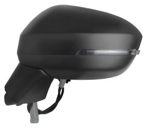 ESPEJO RETROVISOR NISSAN QASHQAI 2021-> ELECTRICO / TERMICO / PILOTO INTERMITENTE / SIDE ASSIST / IMPRIMADO / IZQUIERDO
