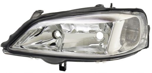FARO OPEL ASTRA G 1998-2004 BASE CROMADA / IZQUIERDO