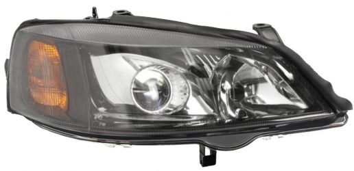 FARO OPEL ASTRA G 1998-2004 XENON / BASE NEGRA / DERECHO