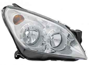 FARO OPEL ASTRA H 2007-2009 BASE CROMADA / DERECHO