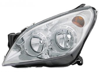 FARO OPEL ASTRA H 2007-2009 BASE CROMADA / IZQUIERDO