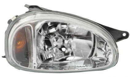 FARO OPEL CORSA B 1997-2000 LENTE LISA / MANUAL / DERECHO