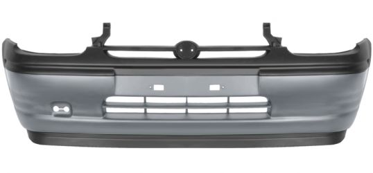PARACHOQUES OPEL CORSA B 1993-1997 DELANTERO / REJILLA FRENTE ABIERTA / CON SPOILER INTEGRAL / IMPRIMADO PARCIAL