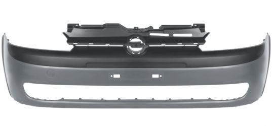 PARACHOQUES OPEL CORSA C 2002-2003 DELANTERO / CON AGUJEROS REJILLA CROMADA / IMPRIMADO PARCIAL
