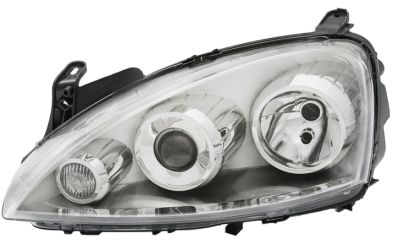 FARO DELANTERO OPEL CORSA C 2003-2006 TIPO ZKW / H7+H1 / CON MOTOR / IZQUIERDO