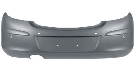 PARACHOQUES OPEL CORSA D 2006-2011 TRASERO / MODELO SPORT /SXI /GSI / 5 PUERTAS / CON SENSOR / IMPRIMADO