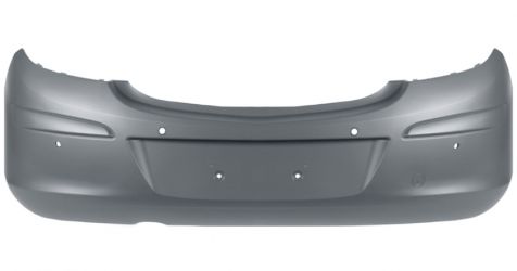 PARACHOQUES OPEL CORSA D 2006-2011 TRASERO / 5 PUERTAS / CON SENSOR / IMPRIMADO