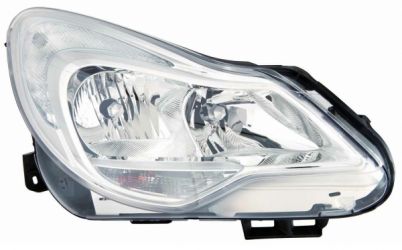 FARO OPEL CORSA D 2011-2015 BASE CROMADA / DERECHO