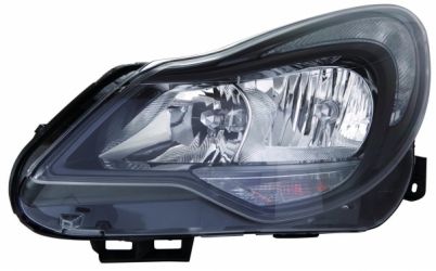 FARO OPEL CORSA D 2011-2015 BASE NEGRA / IZQUIERDO