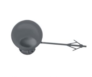 TAPAGANCHO OPEL MERIVA 2010-2013 PARACHOQUES TRASERO / IMPRIMADA