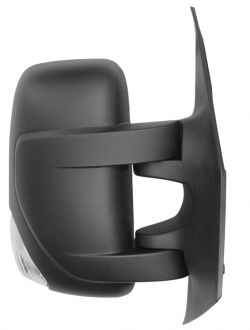 ESPEJO RETROVISOR RENAULT MASTER 2010-2019 MANUAL / PILOTO BLANCO (WY5W) / 2 CRISTALES / DERECHO