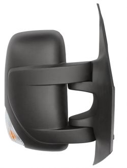 ESPEJO RETROVISOR RENAULT MASTER 2010-2019 MANUAL / PILOTO AMBAR (W16W) / 2 CRISTALES / DERECHO