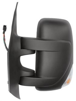 ESPEJO RETROVISOR RENAULT MASTER 2010-2019 ELECTRICO / TERMICO / PILOTO AMBAR (W16W) / 2 CRISTALES / IZQUIERDO