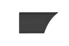 MOLDURA ALETA NISSAN INTERSTAR 2021-2024 TRASERA / CHASIS CORTO-MEDIO (L1-L2) / DERECHA