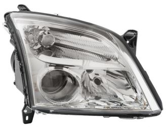 FARO OPEL VECTRA C 2003-2005 XENON / BASE CROMADA / DERECHO