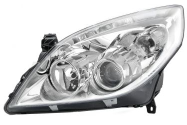 FARO OPEL VECTRA C 2005-2009 BASE CROMADA / IZQUIERDO