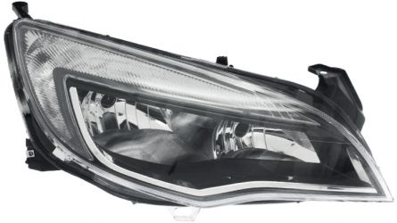 FARO OPEL ASTRA J 2013-2015 BASE NEGRA / BORDE CROMADO / DERECHO