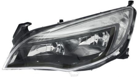 FARO OPEL ASTRA J 2013-2015 BASE NEGRA / BORDE NEGRO / LED / IZQUIERDO