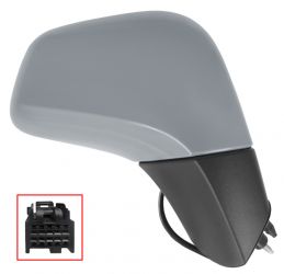 ESPEJO RETROVISOR OPEL MOKKA 2013-2016 ELECTRICO / TERMICO / ABATIBLE ELECTRICAMENTE / CUERPO NEGRO / CARCASA IMPRIMADA / DERECHO