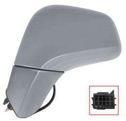 ESPEJO RETROVISOR OPEL MOKKA X 2016-2020 ELECTRICO / TERMICO / CUERPO IMPRIMADO / CARCASA IMPRIMADA / IZQUIERDO