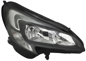 FARO OPEL CORSA E 2015-2019 DETALLE NEGRO / DERECHO