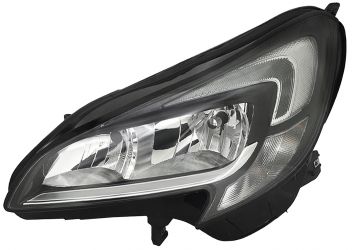 FARO OPEL CORSA E 2015-2019 DETALLE CROMADO / LED / IZQUIERDO