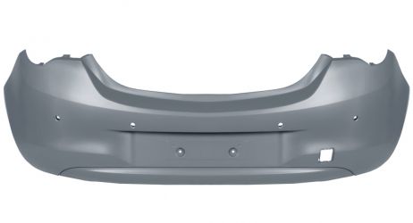PARACHOQUES OPEL CORSA E 2015-2019 TRASERO / CON 4 SENSOR / IMPRIMADO