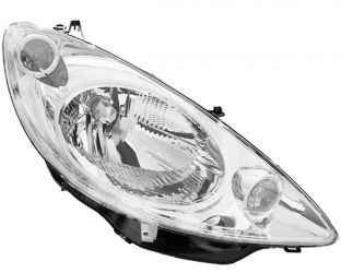 FARO PEUGEOT 1007 2004-2010 BASE CROMADA / DERECHO