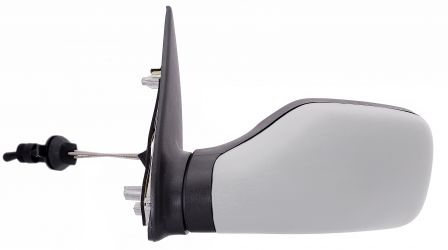 ESPEJO RETROVISOR PEUGEOT 106 1991-1996 MECANICO / ABATIBLE MANUALMENTE / IMPRIMADO / IZQUIERDO