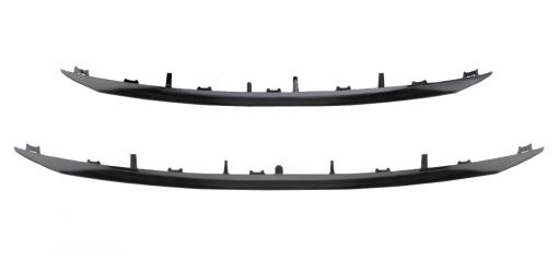 MOLDURAS REJILLA PEUGEOT 2008 2012-2016 FRENTE / 2 PIEZAS / NEGRA
