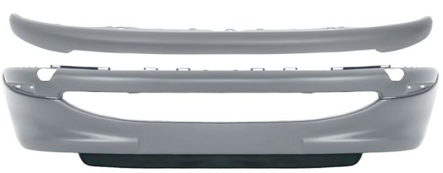 PARACHOQUES PEUGEOT 206 1998-2008 DELANTERO / IMPRIMADO / CON MOLDURA IMPRIMADA
