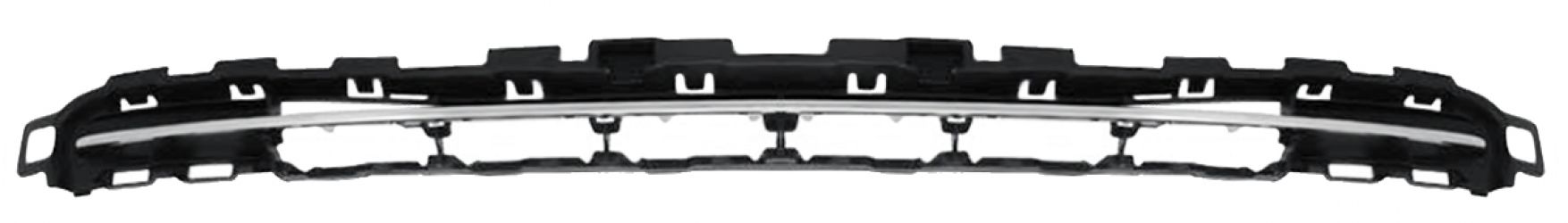 REJILLA PEUGEOT 207 2009-2012 PARACHOQUES DELANTERO / SUPERIOR / MOLDURA CROMADA / CENTRAL