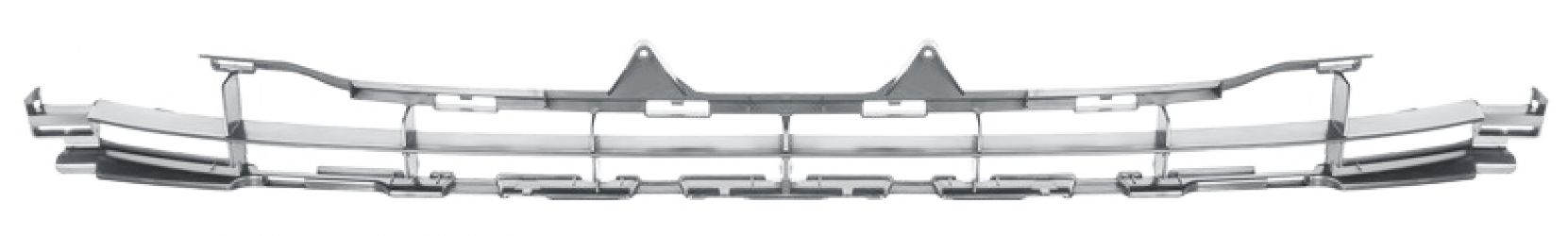 REJILLA PEUGEOT 207 2007-2009 PARACHOQUES DELANTERO / MODELO SPORT / SUPERIOR / MOLDURAS CROMADAS / CENTRAL