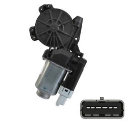 MOTOR ELEVALUNAS PEUGEOT 207 2007-2009 5 PUERTAS / FAMILIAR CONFORT / TRASERO IZQUIERDO
