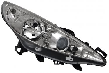 FARO PEUGEOT 207 2009-2012 BASE NEGRA / DERECHO