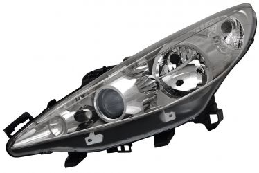 FARO PEUGEOT 207 2009-2012 BASE NEGRA / IZQUIERDO