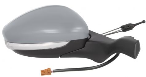 ESPEJO RETROVISOR PEUGEOT 208 2012-2015 MECANICO / PILOTO / SONDA / IMPRIMADO / DERECHO