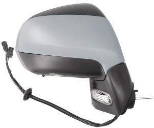 ESPEJO RETROVISOR PEUGEOT 3008 2009-2013 ELECTRICO / TERMICO / PILOTO / ABATIBLE ELECTRICAMENTE / LUZ CORTESIA / SONDA / IMPRIMADO / DERECHO