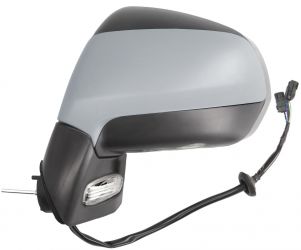 ESPEJO RETROVISOR PEUGEOT 3008 2009-2013 ELECTRICO / TERMICO / PILOTO / ABATIBLE ELECTRICAMENTE / LUZ CORTESIA / IMPRIMADO / IZQUIERDO