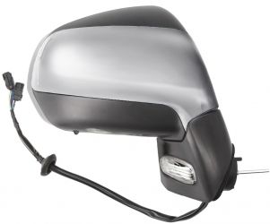 ESPEJO RETROVISOR PEUGEOT 3008 2009-2013 ELECTRICO / TERMICO / PILOTO / ABATIBLE ELECTRICAMENTE / LUZ CORTESIA / SONDA / CROMADO / DERECHO