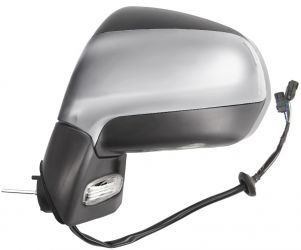 ESPEJO RETROVISOR PEUGEOT 3008 2009-2013 ELECTRICO / TERMICO / PILOTO / ABATIBLE ELECTRICAMENTE / LUZ CORTESIA / CROMADO / IZQUIERDO