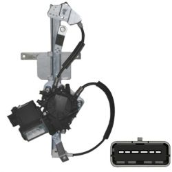ELEVALUNAS PEUGEOT 307 2001-2005 5 PUERTAS / ELECTRICO / CON MOTOR / CONFORT / TRASERO IZQUIERDO